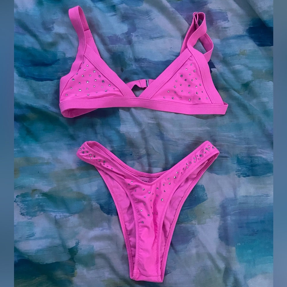 Trendy diamond bikini